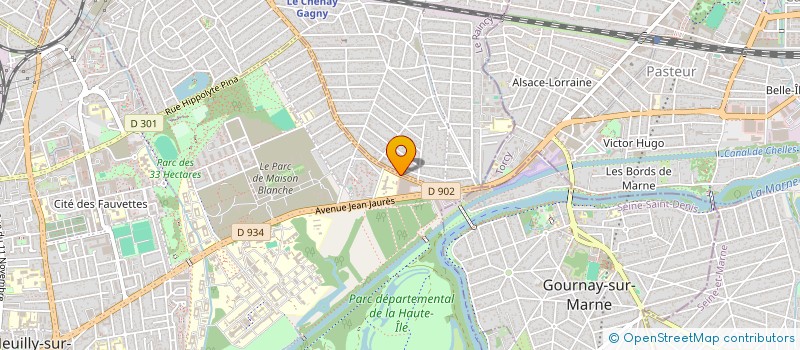 localisation de l'entreprise SCI DU 7 RUE DES MOULINS à GAGNY