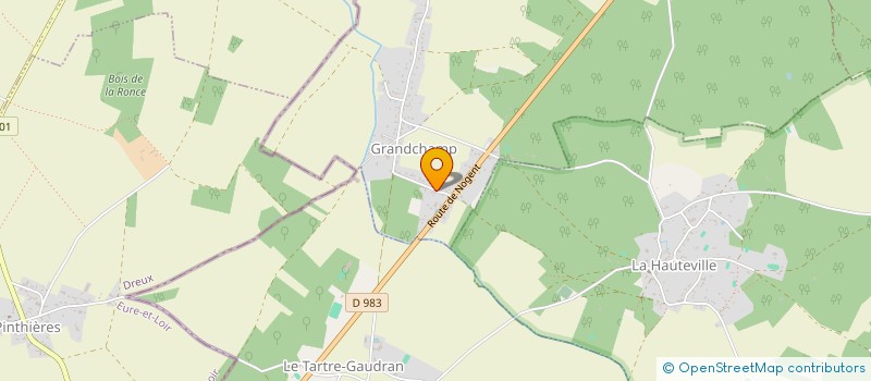 localisation de l'entreprise SCI DU 7 RUE DU BOIS NOES  GRANDCHAMP