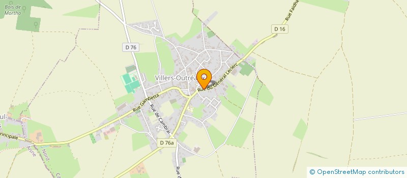 localisation de l'entreprise SCI DU 7 RUE DU GAL LECLERC  VILLERS-OUTREAUX