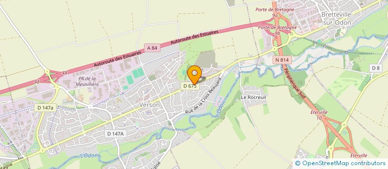 localisation de l'entreprise SCI DU 7 RUE DU GENERAL LECLERC  VERSON