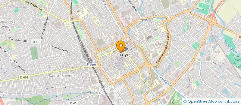 localisation de l'entreprise SCI DU 7 RUE DU PALAIS DE JUSTICE à TROYES