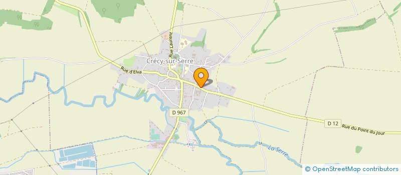 localisation de l'entreprise SCI DU 7 RUE DU POINT DU JOUR  POUILLY-SUR-SERRE