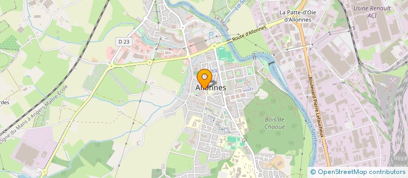 localisation de l'entreprise SCI DU 7 RUE DU PORT à ALLONNES