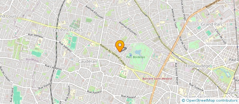 localisation de l'entreprise SCI DU 7 RUE DU TEMPLE  BORDEAUX