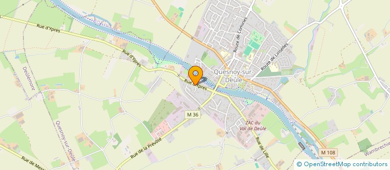 localisation de l'entreprise SCI DU 7 RUE DU VIEIL ABREUVOIR à QUESNOY-SUR-DEULE