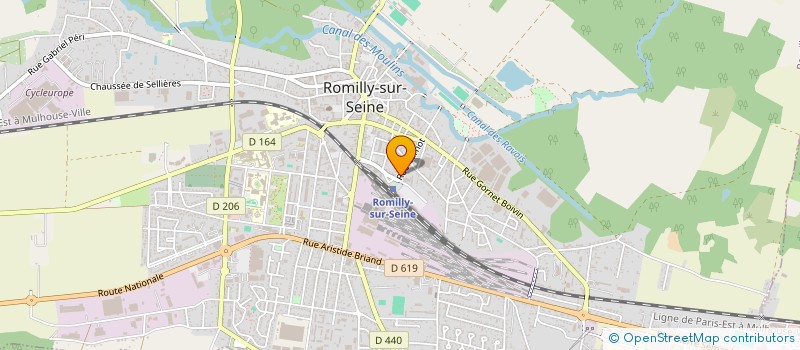 localisation de l'entreprise SCI DU 7 RUE GELHAY A ROMILLY à ROMILLY-SUR-SEINE