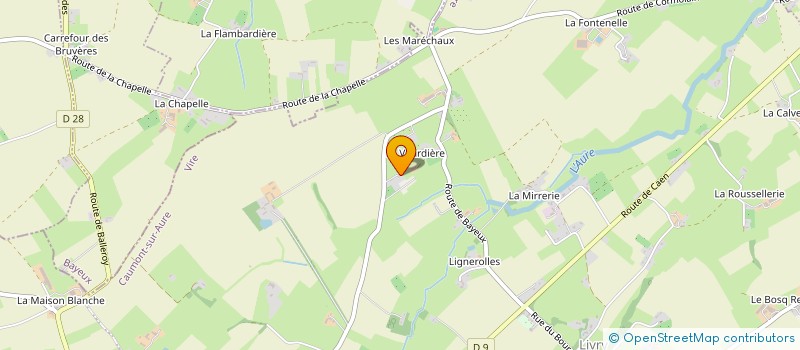 localisation de l'entreprise SCI DU 7 RUE KARL PROBST  CAUMONT-SUR-AURE