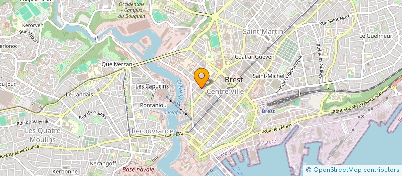 localisation de l'entreprise SCI DU 7 RUE KERAVEL  BREST