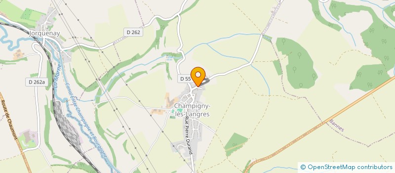 localisation de l'entreprise SCI DU 7 RUE LAMBERT PAYEN à CHAMPIGNY-LES-LANGRES