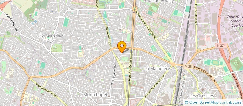 localisation de l'entreprise SCI DU 7 RUE LEDRU ROLLIN A DIJON  DIJON