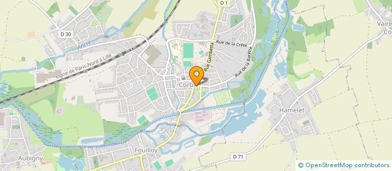 localisation de l'entreprise SCI DU 7 RUE MARCELLIN TRUQUIN à CORBIE