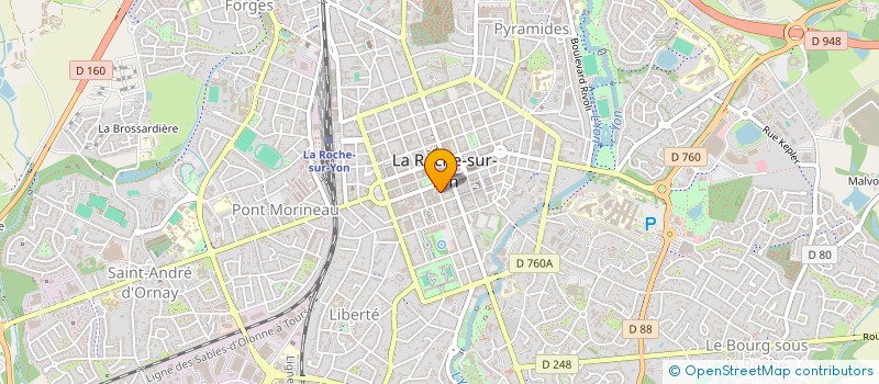 localisation de l'entreprise SCI DU 7 RUE PAUL DOUMER  LA ROCHE-SUR-YON