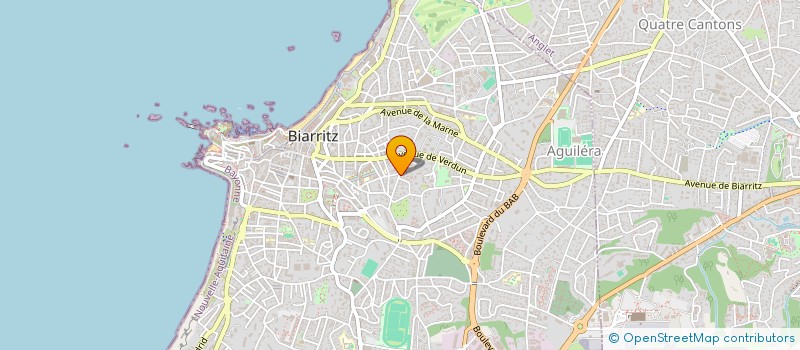 localisation de l'entreprise SCI DU 7 RUE PRINGLE à BIARRITZ