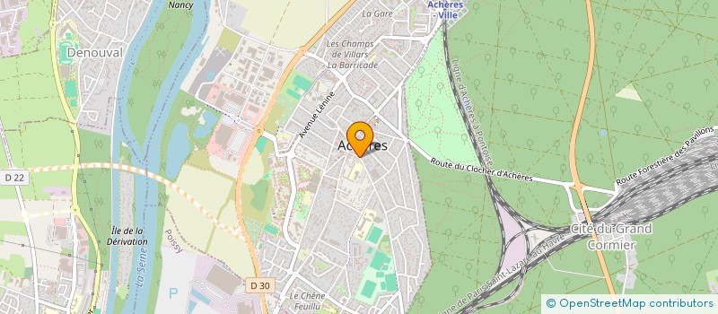 localisation de l'entreprise SCI DU 7 RUE ST GERMAIN à ACHERES