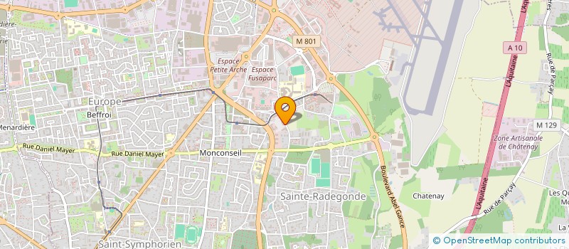 localisation de l'entreprise SCI DU 7 RUE ST JACQUES  TOURS