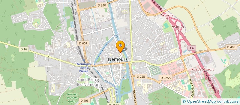 localisation de l'entreprise SCI DU 7 RUE THIERS  NEMOURS