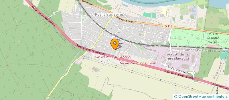 localisation de l'entreprise SCI DU 70  ROSNY-SUR-SEINE