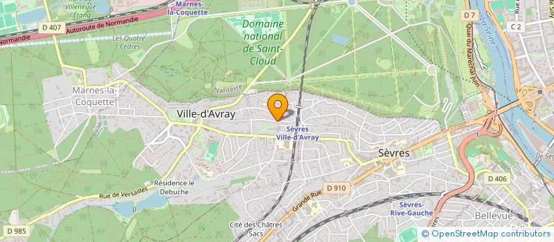 localisation de l'entreprise SCI DU 70 AVENUE BALZAC  VILLE-D'AVRAY