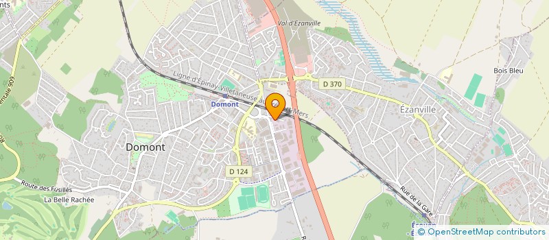 localisation de l'entreprise SCI DU 70 ROUTE NATIONALE 1 A DOMONT à DOMONT