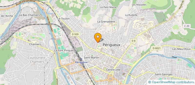 localisation de l'entreprise SCI DU 70 RUE CLOS CHASSAING à PERIGUEUX