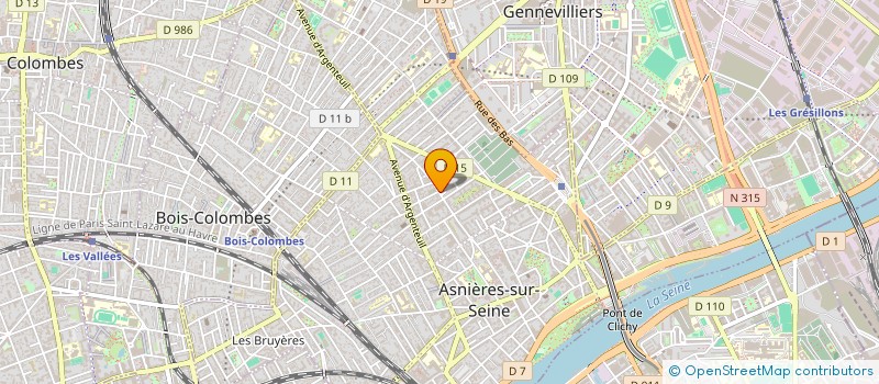 localisation de l'entreprise SCI DU 70 RUE RPC GILBERT à ASNIERES-SUR-SEINE