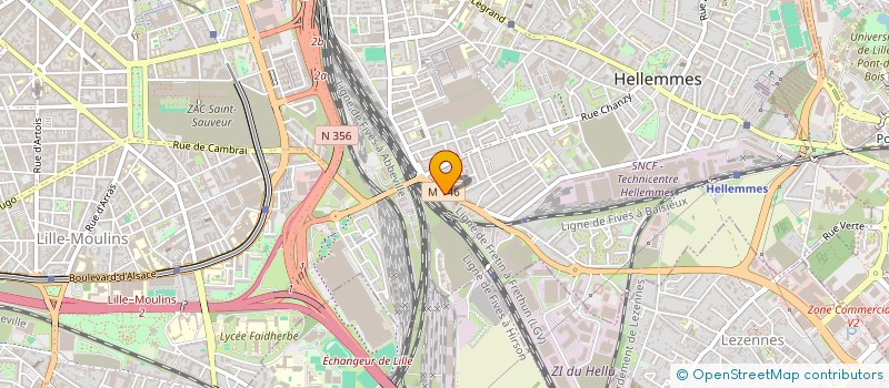 localisation de l'entreprise SCI DU 71-73 RUE DES POILUS à LILLE