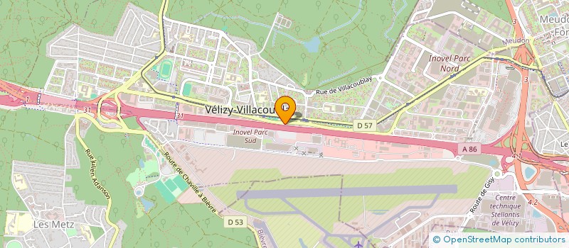 localisation de l'entreprise SCI DU 71 AVENUE DE L'EUROPE  VELIZY-VILLACOUBLAY