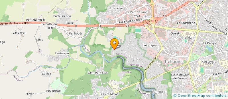 localisation de l'entreprise SCI DU 71 RUE DU XXEME CORPS à VANNES