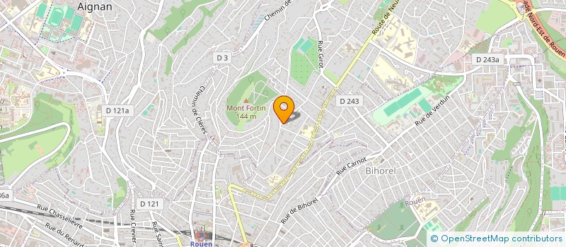 localisation de l'entreprise SCI DU 72 74 RUE DU PRESIDENT WILSON à BOIS-GUILLAUME