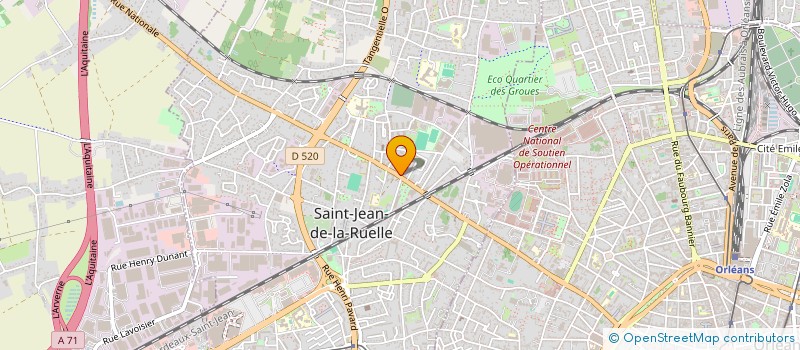 localisation de l'entreprise SCI DU 72 BIS RUE CHARLES BEAUHAIRE  SAINT-JEAN-DE-LA-RUELLE