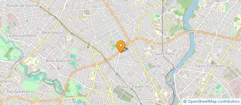 localisation de l'entreprise SCI DU 72 RUE FELIX FAURE  NANTES