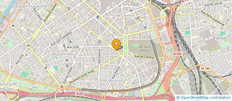 localisation de l'entreprise SCI DU 72 RUE PIERRE LEGRAND à LILLE