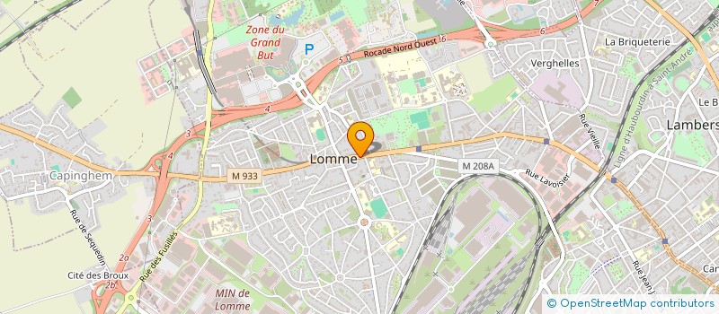 localisation de l'entreprise SCI DU 729 AV DE DUNKERQUE LOMME à LILLE