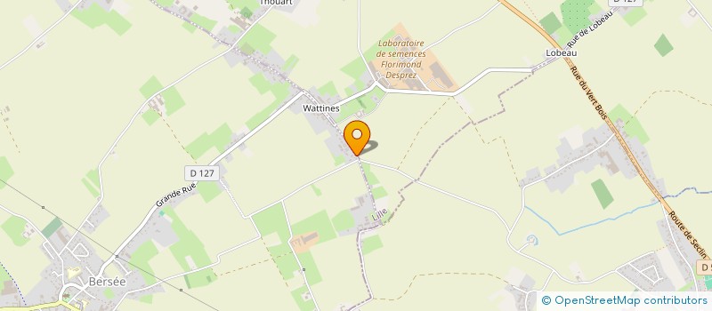 localisation de l'entreprise SCI DU 73 75 RUE PIERRE CATTEAU  BERSEE