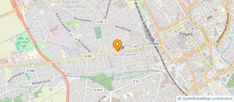 localisation de l'entreprise SCI DU 73 AVENUE GALLIENI  SAINTE SAVINE