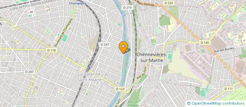 localisation de l'entreprise SCI DU 73 QUAI WINSTON CHURCHILL à SAINT-MAUR-DES-FOSSES