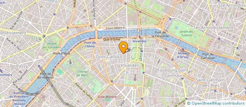 localisation de l'entreprise SCI DU 73 RUE SAINT DOMINIQUE  PARIS