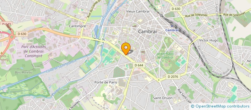 localisation de l'entreprise SCI DU 74 BOULEVARD DE LA LIBERTE à CAMBRAI