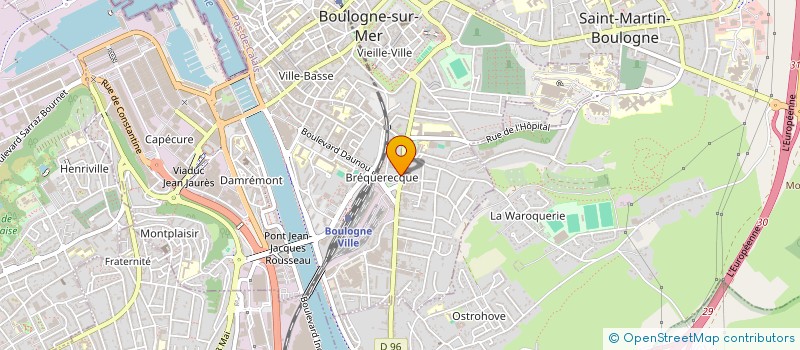 localisation de l'entreprise SCI DU 74 RUE DE BREQUERECQUE à BOULOGNE-SUR-MER