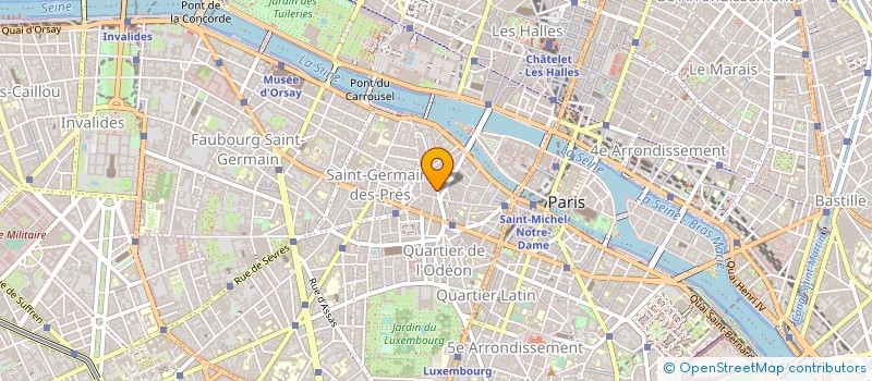 localisation de l'entreprise SCI DU 74 RUE MAZARINE  PARIS