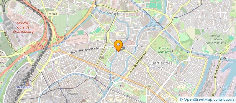 localisation de l'entreprise SCI DU 75  STRASBOURG