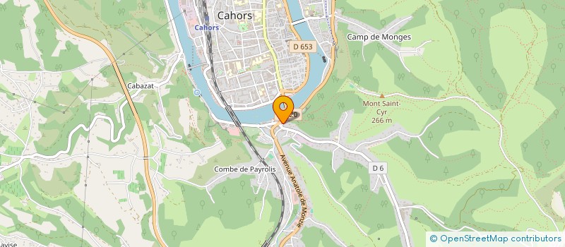 localisation de l'entreprise SCI DU 75 PLACE DE LA RESISTANCE  CAHORS