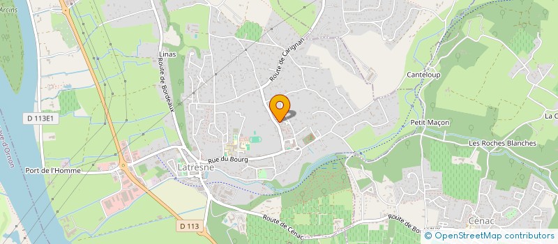 localisation de l'entreprise SCI DU 758 ROUTE DE PESSAC  LATRESNE