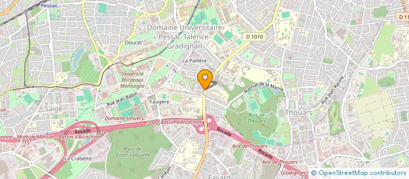 localisation de l'entreprise SCI DU 759 AV DE LA LIBERATION à PESSAC