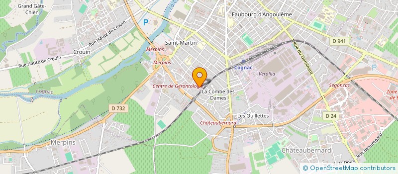 localisation de l'entreprise SCI DU 76 RUE DES RENTES à COGNAC