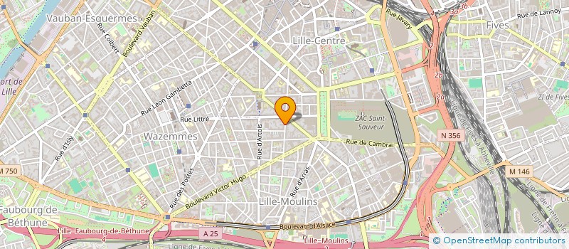 localisation de l'entreprise SCI DU 76 RUE JEANNE D'ARC à LILLE