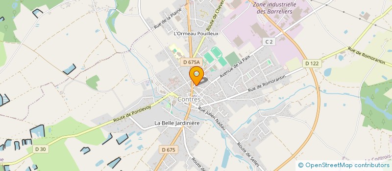 localisation de l'entreprise SCI DU 76 RUE P. H. MAUGER  LE CONTROIS-EN-SOLOGNE