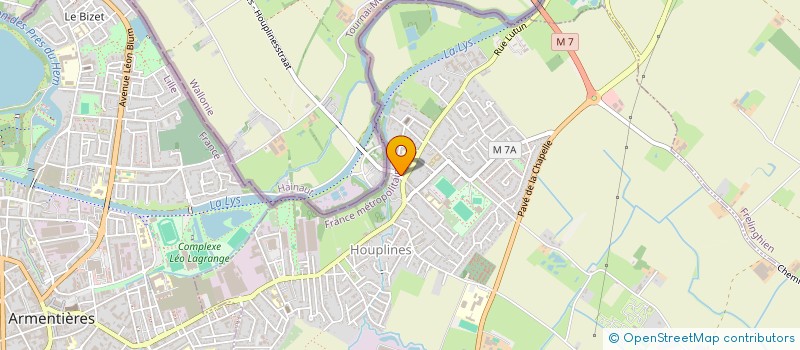 localisation de l'entreprise SCI DU 76 RUE WILSON  HOUPLINES