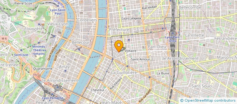 localisation de l'entreprise SCI DU 77 COURS GAMBETTA  LYON