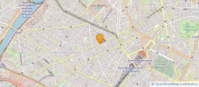 localisation de l'entreprise SCI DU 77 RUE LECOURBE  PARIS